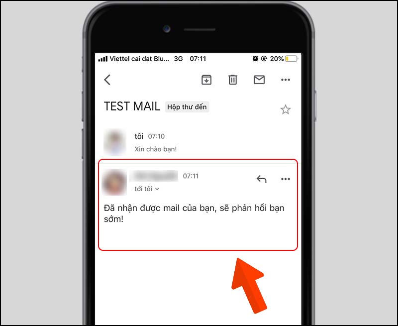H&igrave;nh minh họa về Thư trả lời tự động